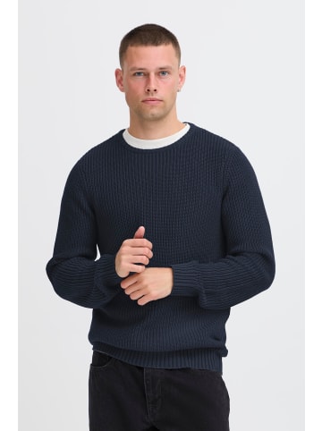 BLEND Strickpullover BHDENO in Dunkelblau