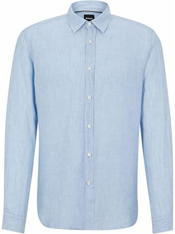 Hugo Boss Langarm FreizeitHemd für Herren in uni