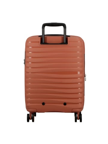 Jump Xwave 4 Rollen Kabinentrolley 55 cm mit Dehnfalte in brique