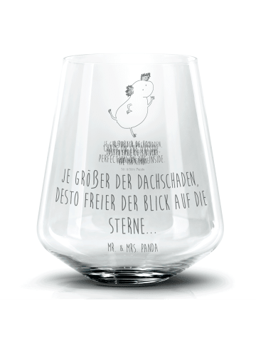 Mr. & Mrs. Panda Blümchentailglas Axolotl Tanzen mit Spruch in Transparent