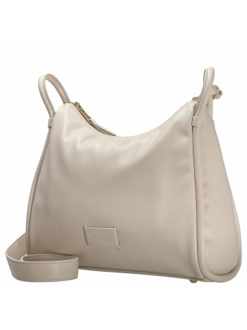 Seidenfelt Kaavi - Umhängetasche 30 cm (black/gold) in cotton beige/gold