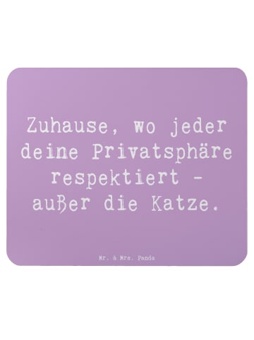 Mr. & Mrs. Panda Maus Pad Spruch Geborgenheit im Zuhause mit Spruch in Lavendeltraum