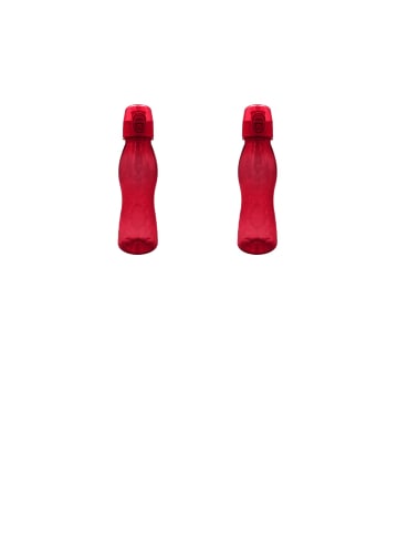 Steuber 2er-Set: Trinkflasche in rot