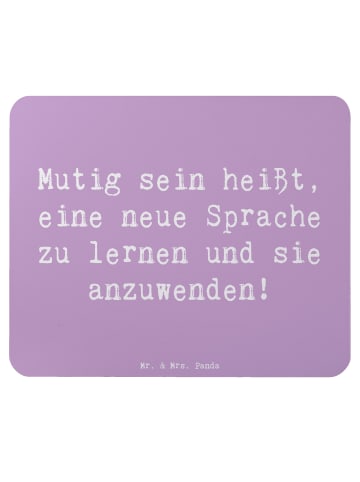 Mr. & Mrs. Panda Mauspad Spruch Sprachen Lernen und Anwenden mit... in Lavendeltraum