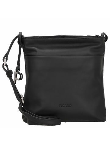 PICARD Timeless - Schultertasche 21 cm (schwarz) in schwarz