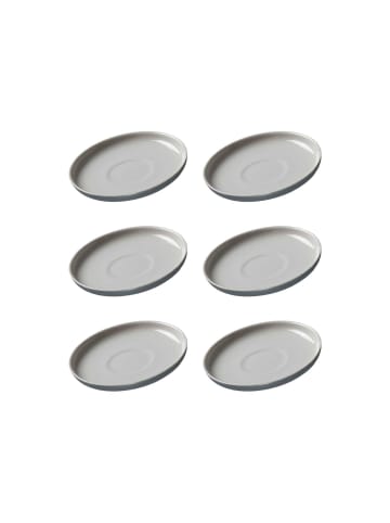 Ritzenhoff & Breker 6er Set Espressountertassen Jasper in – ø 10.5 cm in grau