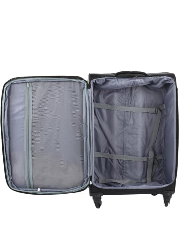 D&N Travel Line 6404 - 4-Rollen-Trolley M 68 cm (blau) in blau