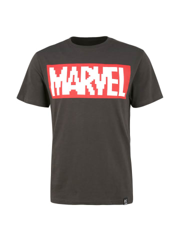 Recovered T-Shirt Marvel Pixel Logo Black in Schwarz