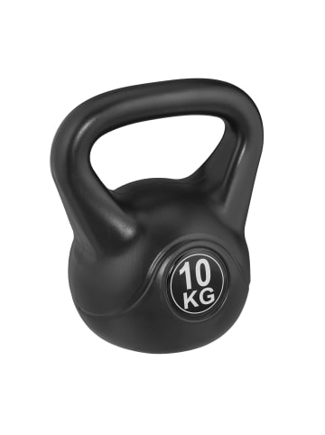 relaxdays Ketllebell in Schwarz - 10 kg