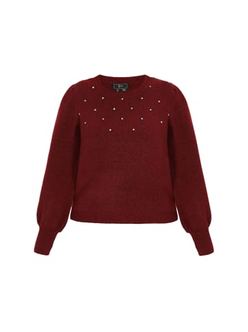 faina Women Sweater in wine red