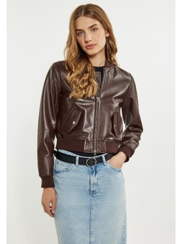 DreiMaster Damen Jacke in Dunkelbraun
