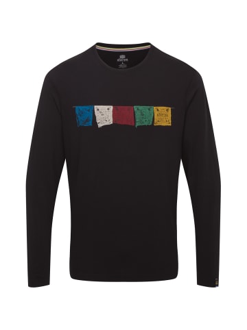 sherpa TARCHO LONG SLEEVE TEE in Schwarz01102