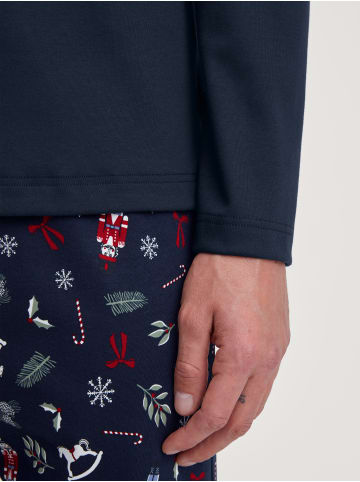 Calida Pyjama in saphir blue