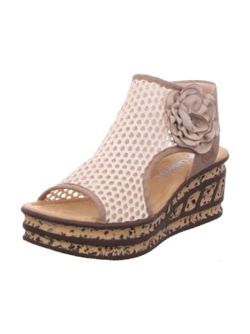 rieker Keilsandalette in beige
