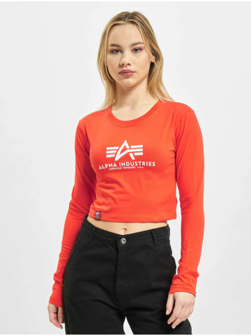 Alpha Industries Alpha Industries Longsleeve in red
