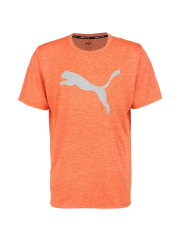 Puma T-Shirt Train Favourite Heather Cat in orange