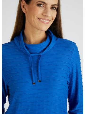 Rabe Rundkragen Langarmshirt für Damen in blau
