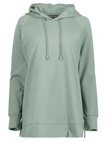 Gina Laura Hoodie-Shirt in schilfgrün