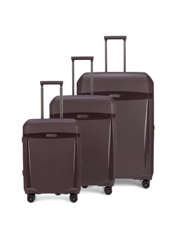 Epic Zeleste 4 Rollen Kofferset 3-teilig in decadentwine