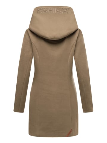 Marikoo Wintermantel Maikoo in Stone Brown