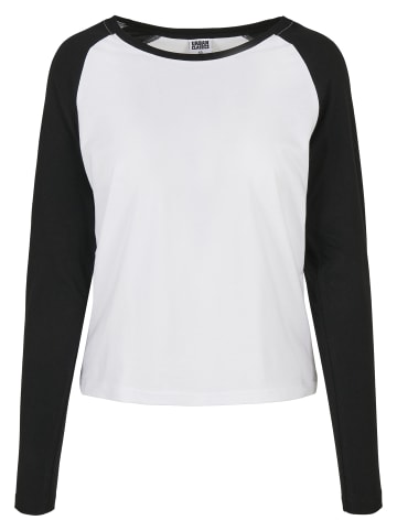 Urban Classics Long Sleeves in white/black