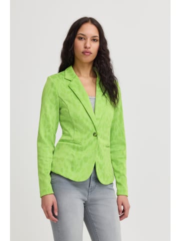 ICHI Blazer IHKATE Regular fit in Greenery Leo Jacquard