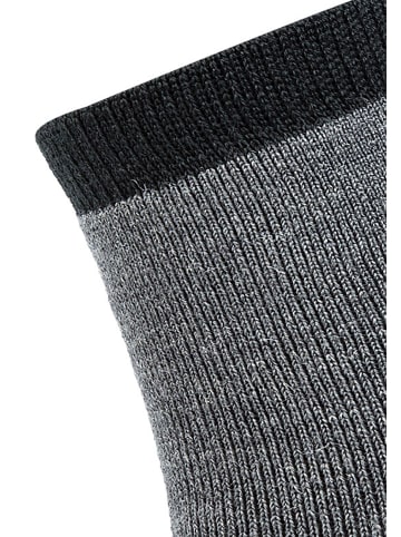 Zigzag Sportsocken Lime in 1011 Dark Grey Melange
