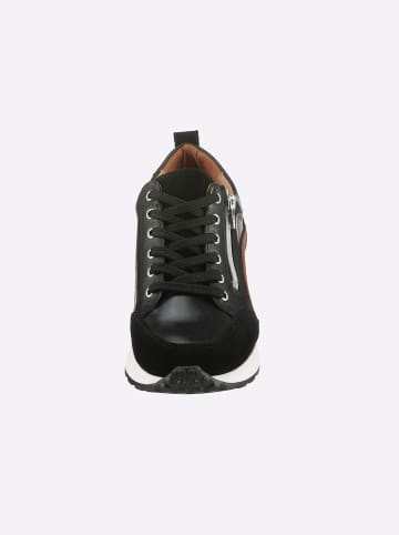 Heine Sneaker in schwarz-braun