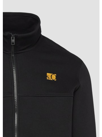s.Oliver Sweatshirt Jacke langarm in Schwarz
