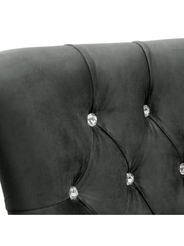 58 aufm Kessel SESSEL Kayley Samtvelours graphit