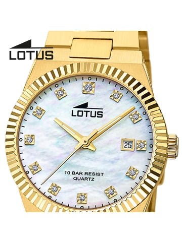 Lotus Chronograph-Armbanduhr Lotus Classic gold mittel (ca. 31,5mm)