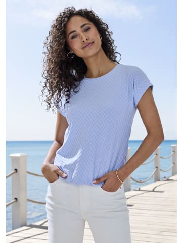 Vivance Kurzarmshirt in eisblau