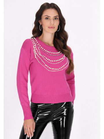 faina Damen Pullover in Fuchsia