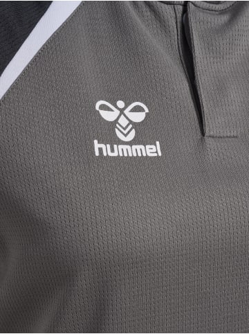 Hummel Druckknopf Polo Hmllead Damen in STEEL GRAY/ASPHALT