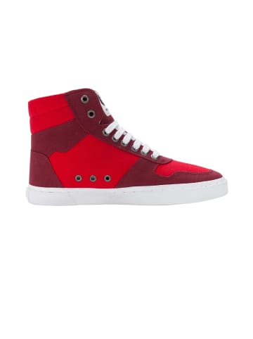 ethletic Canvas Sneaker Hiro II in cranberry red