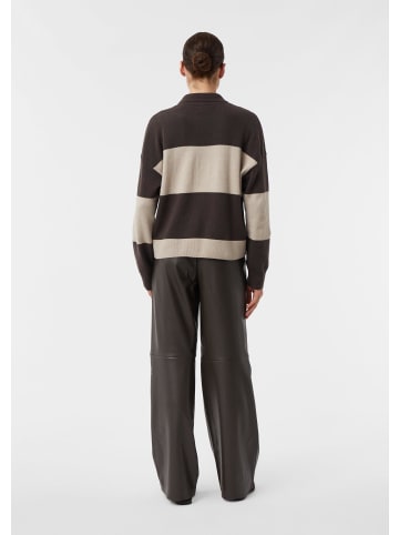 comma Strickpullover in 84X8_dunkelbraun