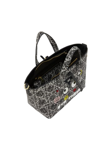 myMo Women 2-In-1 Tote Bag Set in Black Denim