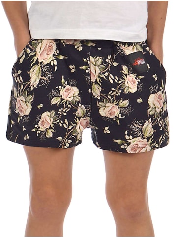 Kmisso Shorts in Schwarz-Rose