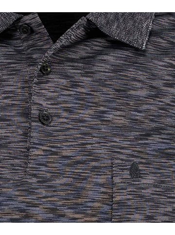 Ragman Softknit-Polo space dye in Grau