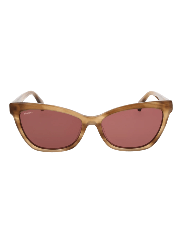 Max Mara Frauen Sonnenbrille Katzenauge Braun