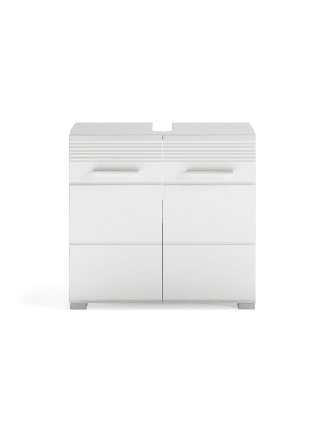 ebuy24 Badmöbelset Linus (3-teilig) Weiß 105 x 34 cm