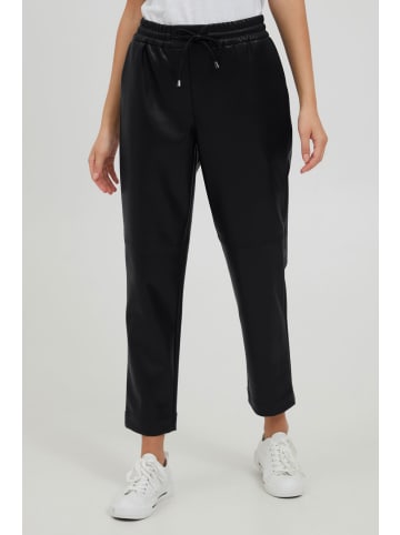 Oxmo Jogginghose OXPaulia 21800069-ME Damen Kunstleder Hose /Joggpants in Schwarz