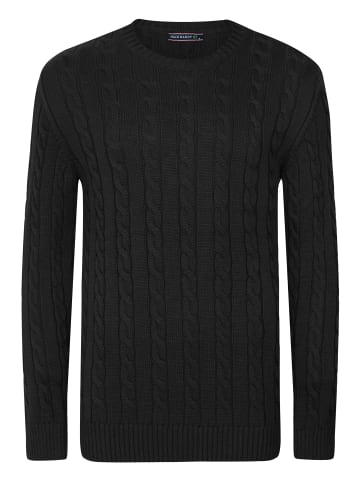 Felix Hardy Zopfmuster Pullover in Schwarz