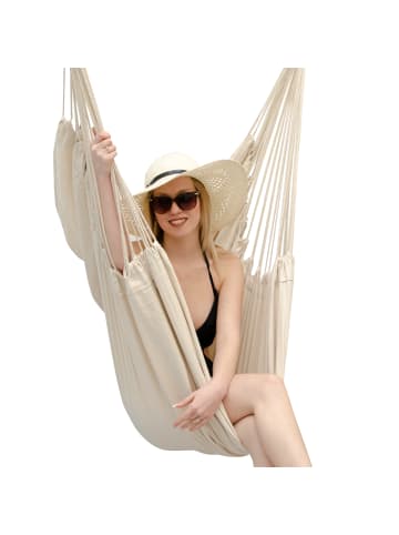 AMANKA XXL Outdoor Hängesessel Key West beige