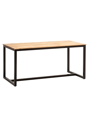KADIMA DESIGN Esszimmertisch 140x80x76 cm Massivholz Metall Esstisch