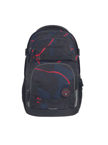 Coocazoo Rucksack PORTER Lava Lines in schwarz