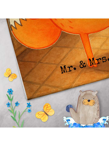 Mr. & Mrs. Panda Gästehandtücher Fuchs Koch Design ohne Spruch in Weiß