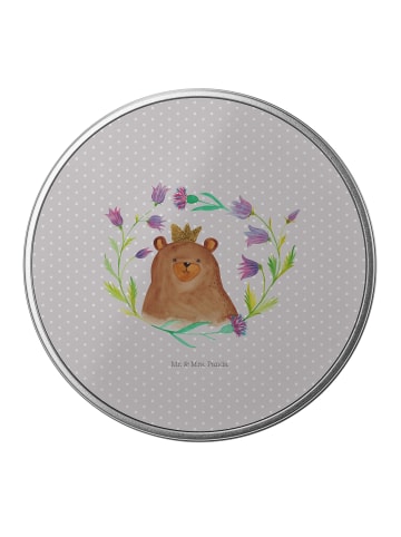 Mr. & Mrs. Panda Erinnerungsbox Bär Königin ohne Spruch in Grau Pastell