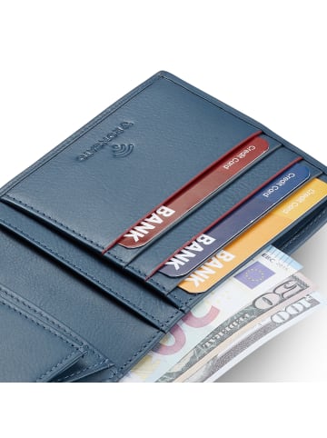 Roncato Detroit Geldbörse RFID Schutz Leder 12 cm denim