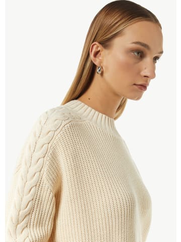 comma CI Strickpullover langarm in Creme